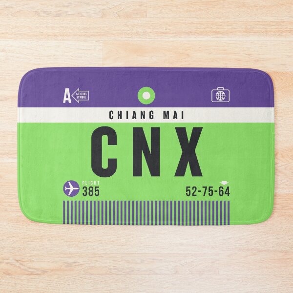 Item preview, Luggage Tag A - CNX Chiang Mai Thailand designed and sold by VoodooCircus.