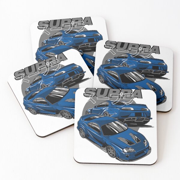 Item preview, Blue Super Sport Car Varis Supra Japan Racing Widebody designed and sold by halleinstyle.