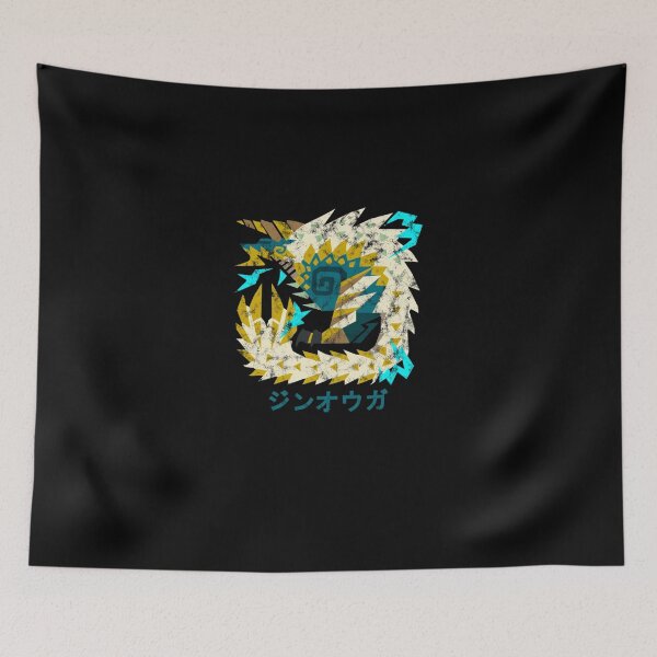 Item preview, Monster Hunter World Iceborne Zinogre Kanji Icon Essential designed and sold by eulaalda.