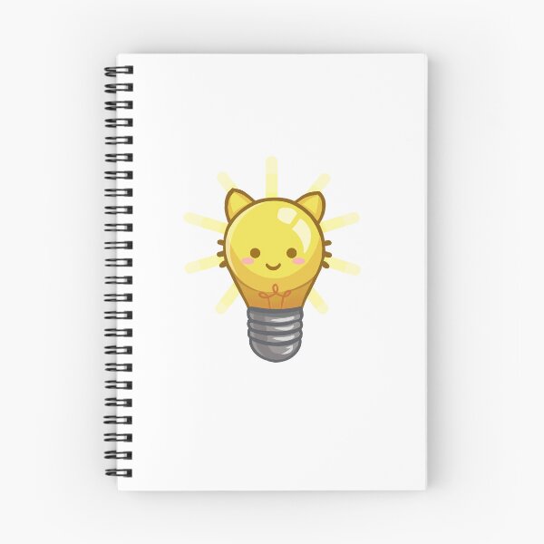 Item preview, Cute Lightbulb Cat Sticker designed and sold by 10six.