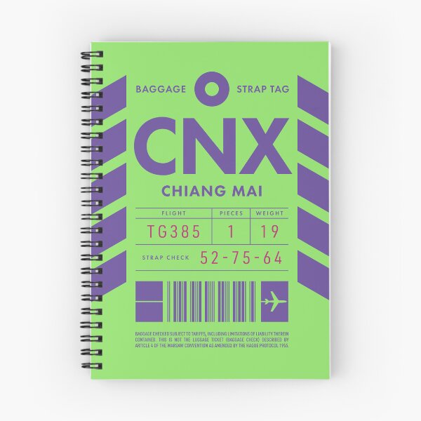 Item preview, Luggage Tag D - CNX Chiang Mai Thailand designed and sold by VoodooCircus.