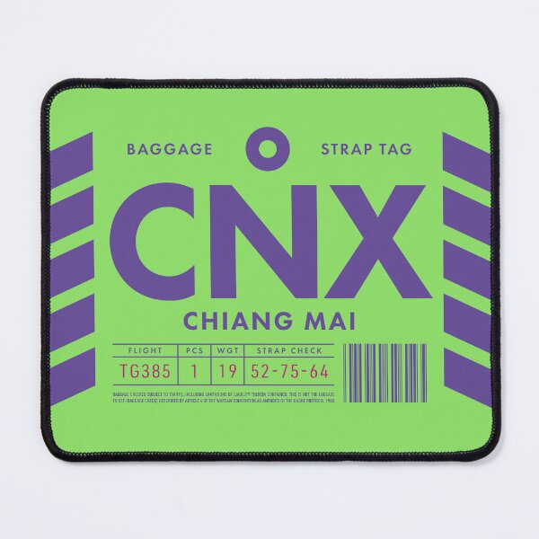 Item preview, Luggage Tag D - CNX Chiang Mai Thailand designed and sold by VoodooCircus.