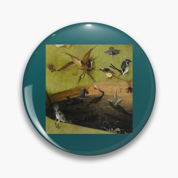 Item preview, HD. Left Pannel (detail number 43 of 100 , from the Garden of Earthly Delights), by Hieronymus Bosch designed and sold by ArtOfSilen.