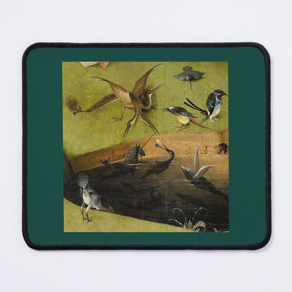 Item preview, HD. Left Pannel (detail number 43 of 100 , from the Garden of Earthly Delights), by Hieronymus Bosch designed and sold by ArtOfSilen.