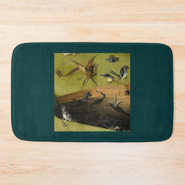 Item preview, HD. Left Pannel (detail number 43 of 100 , from the Garden of Earthly Delights), by Hieronymus Bosch designed and sold by ArtOfSilen.