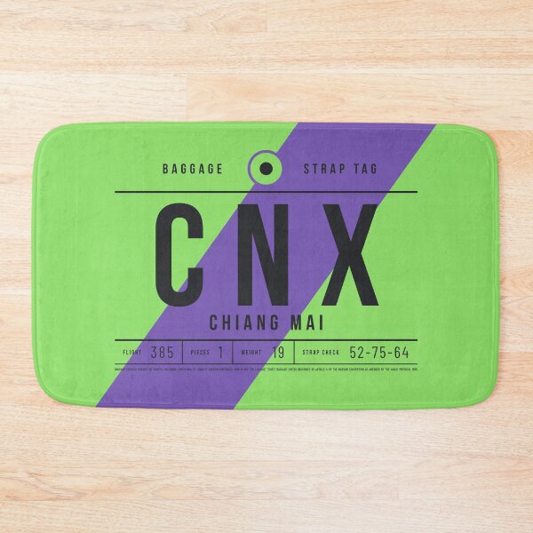 Item preview, Luggage Tag E - CNX Chiang Mai Thailand designed and sold by VoodooCircus.