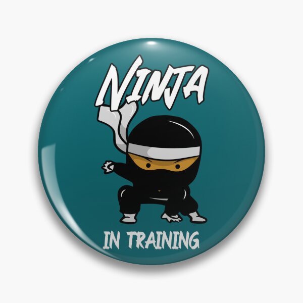 Item preview, Cute Black Ninja in Training    designed and sold by LaraHeulwenArt.