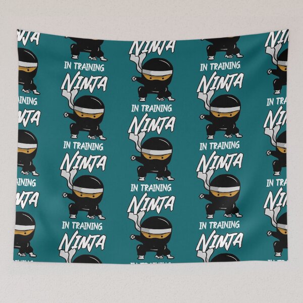 Item preview, Cute Black Ninja in Training    designed and sold by LaraHeulwenArt.