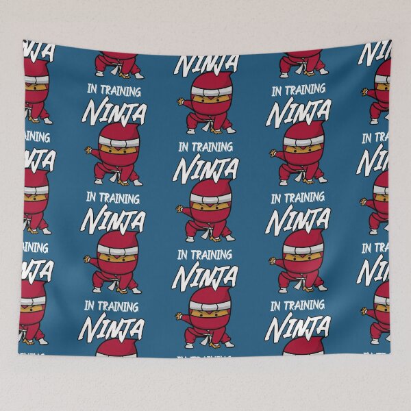 Item preview, Cute Black Ninja in Training    designed and sold by LaraHeulwenArt.