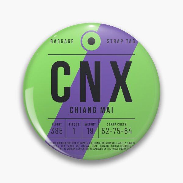 Item preview, Luggage Tag E - CNX Chiang Mai Thailand designed and sold by VoodooCircus.