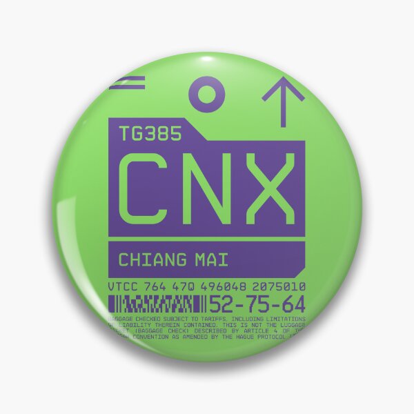 Item preview, Luggage Tag C - CNX Chiang Mai Thailand designed and sold by VoodooCircus.