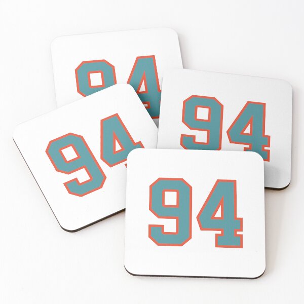 Item preview, 94 number, aqua orange lucky sports ninety four designed and sold by ArtIsParty.