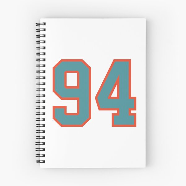 Item preview, 94 number, aqua orange lucky sports ninety four designed and sold by ArtIsParty.