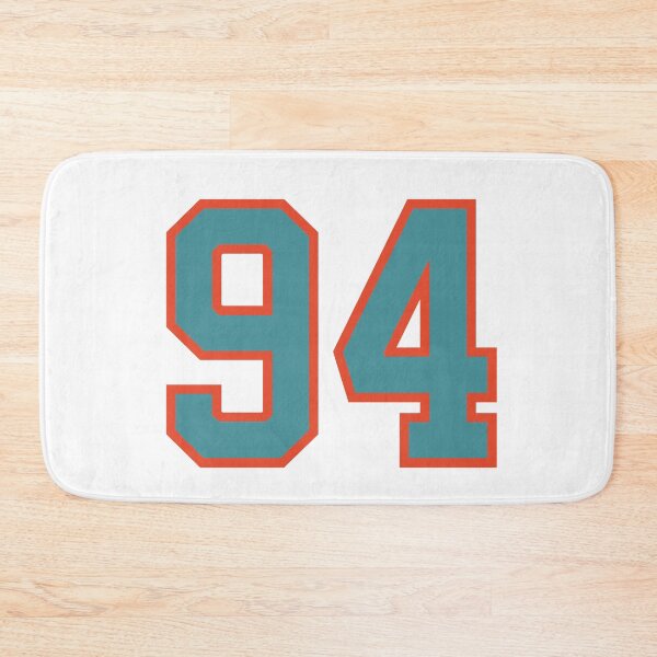 Item preview, 94 number, aqua orange lucky sports ninety four designed and sold by ArtIsParty.