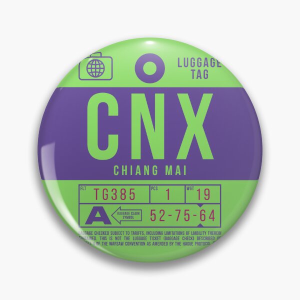 Item preview, Luggage Tag B - CNX Chiang Mai Thailand designed and sold by VoodooCircus.