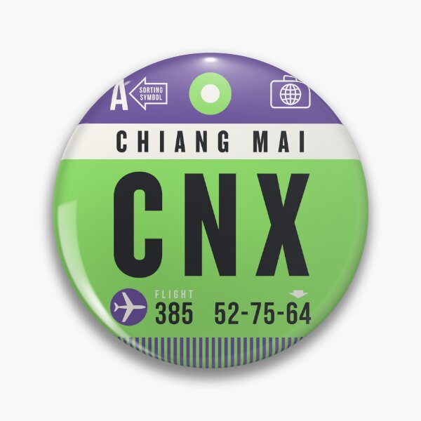 Item preview, Luggage Tag A - CNX Chiang Mai Thailand designed and sold by VoodooCircus.