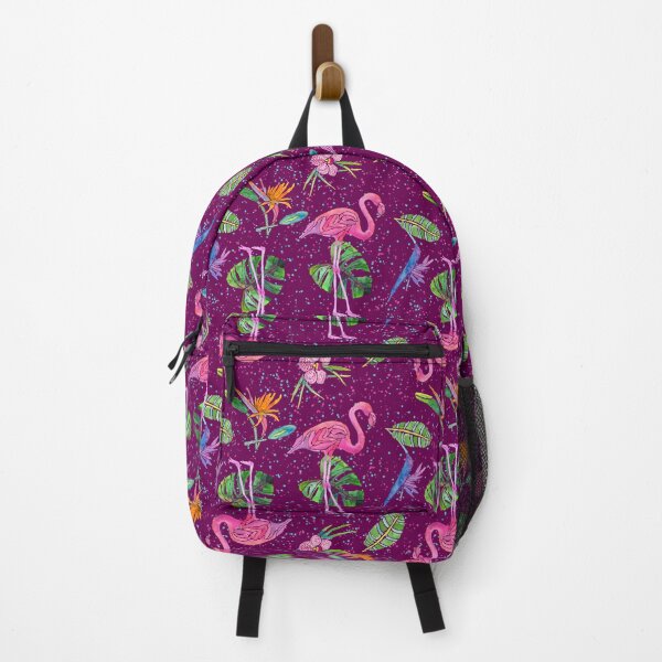 Item preview, Flamingo Party on Magenta Background designed and sold by MarcyBrennanArt.