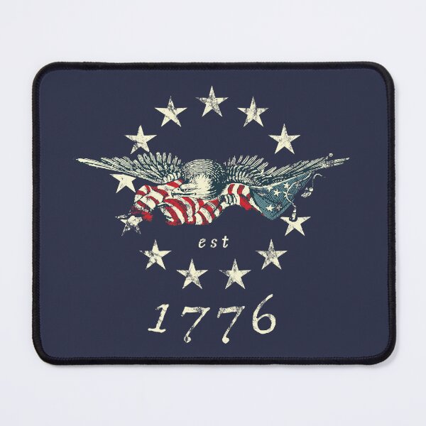 Item preview, Vintage 1776 Flag Bald Eagle designed and sold by Huhnerdieb Apparel.