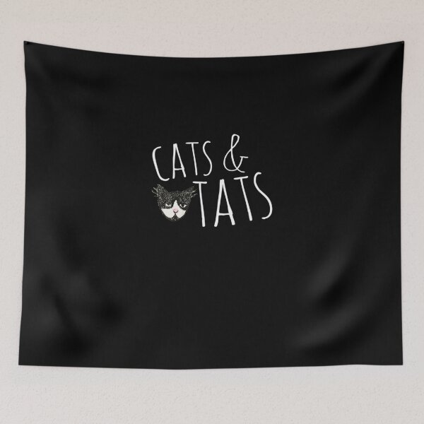 Item preview, Cats and Tats Cat Kitty tattoo Artist Inked Feline Pet Matching Gift Lover Essential T-Sh designed and sold by anitasus.