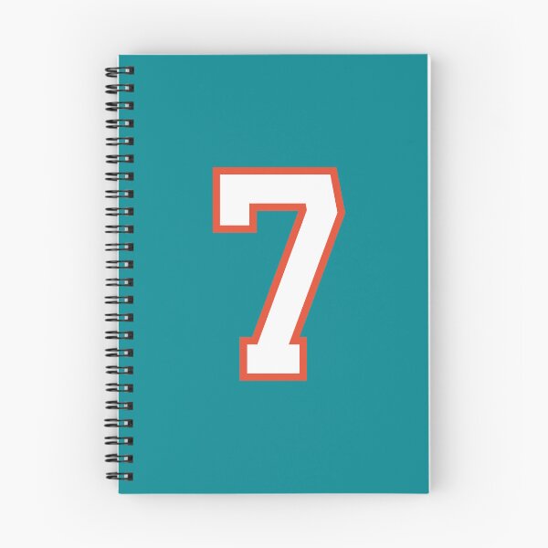 Item preview, Sports Number 7, white orange color lucky sport seven designed and sold by ArtIsParty.