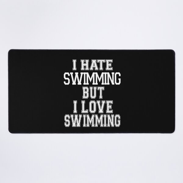 Item preview, Funny Swimming Love And Hate Relationship designed and sold by ASSOUKI9.