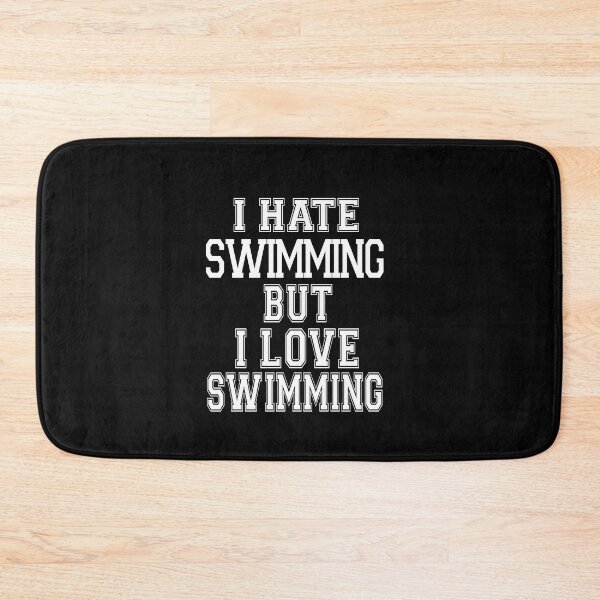 Item preview, Funny Swimming Love And Hate Relationship designed and sold by ASSOUKI9.