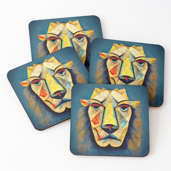 Item preview, Abstract Lion Head designed and sold by AM FineArtPrints.