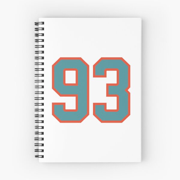 Item preview, 93 number, aqua orange lucky sports ninety three designed and sold by ArtIsParty.