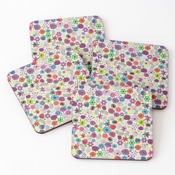 Item preview, A Set of Colorful Flower Stickers designed and sold by Lezbo1986.