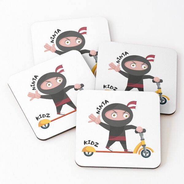 Item preview, Ninja Kid on a Scooter   designed and sold by LaraHeulwenArt.