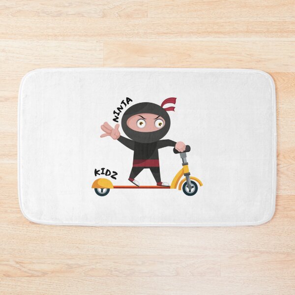 Item preview, Ninja Kid on a Scooter   designed and sold by LaraHeulwenArt.