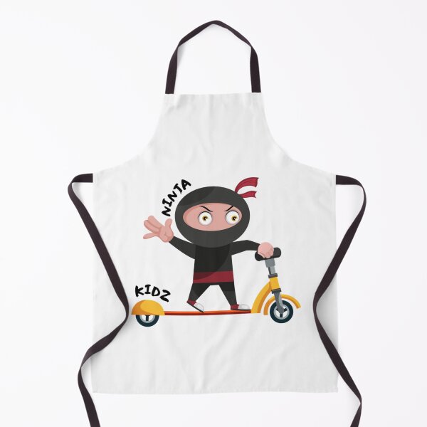Item preview, Ninja Kid on a Scooter   designed and sold by LaraHeulwenArt.
