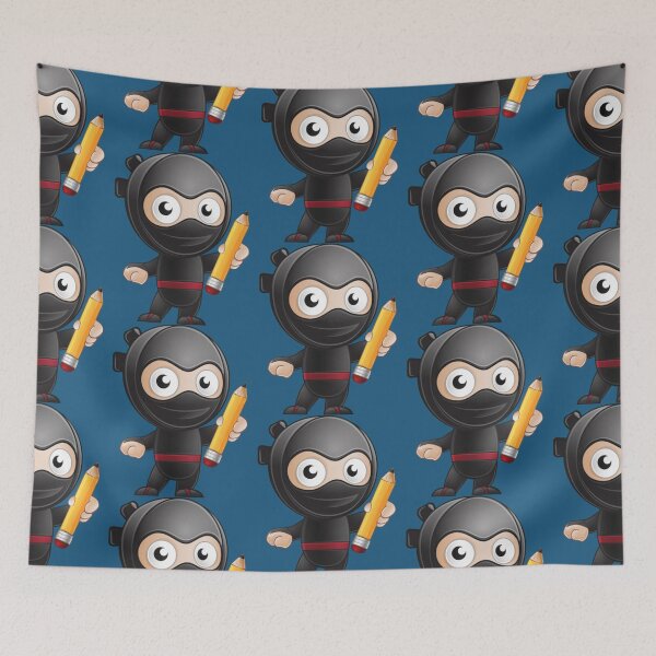Aperçu de l'œuvre enfants ninjas créée et vendue par LaraHeulwenArt.