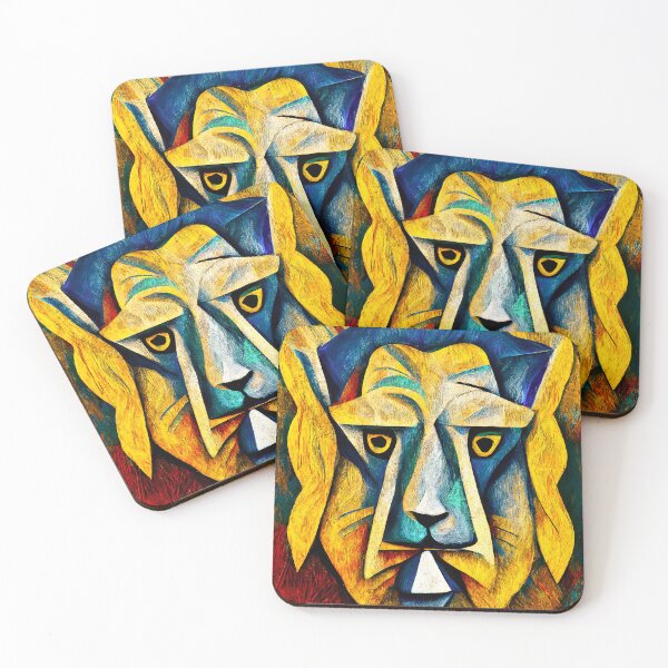 Item preview, Abstract Lion Head designed and sold by AM FineArtPrints.