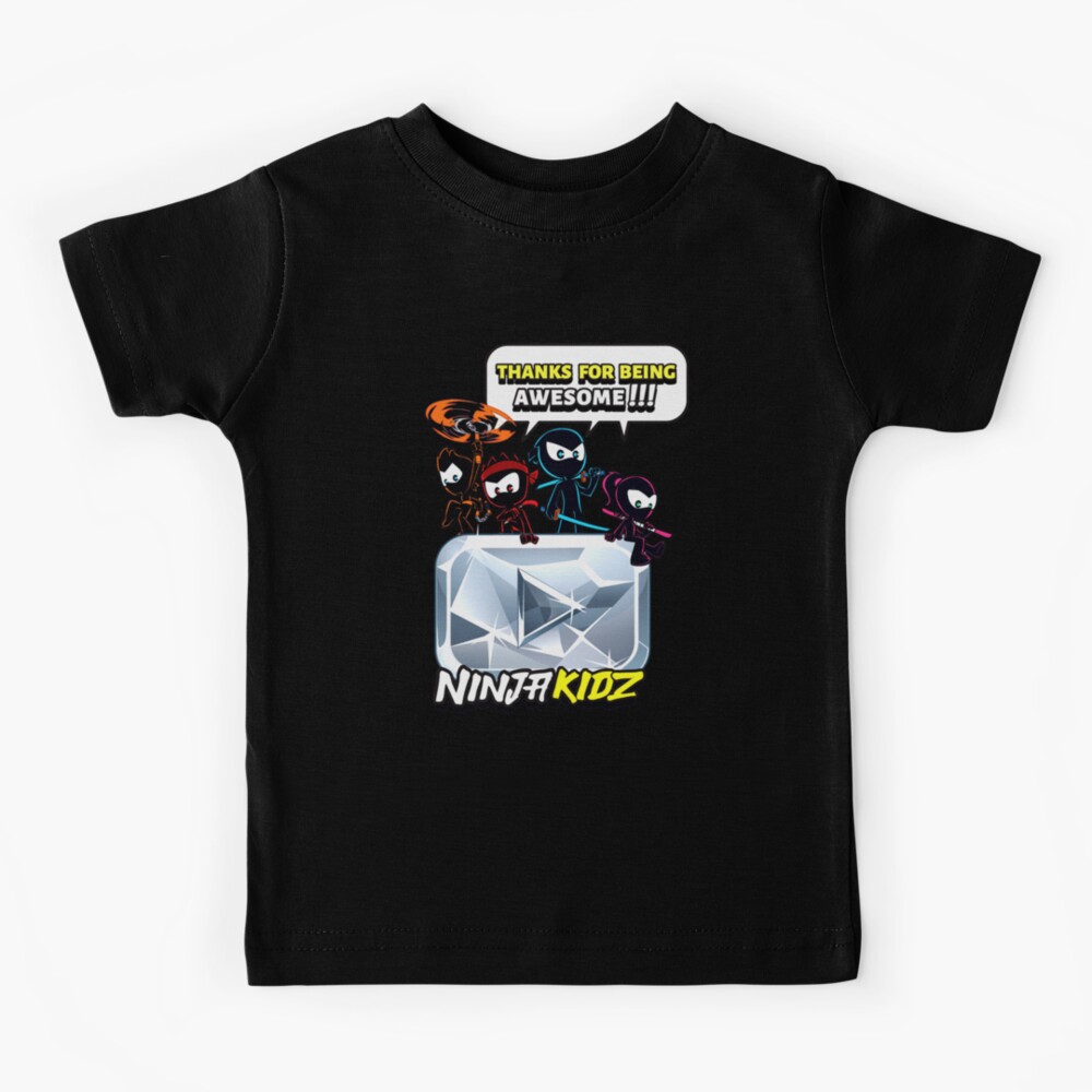 ninja-kids-merch-ninja-kidz-diamond-awesome-kids-t-shirt-for-sale-by