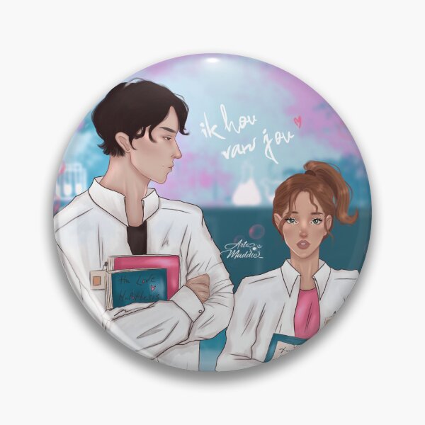 Item preview, Olivia and Adam from the love Hypothesis designed and sold by artsmaddie.