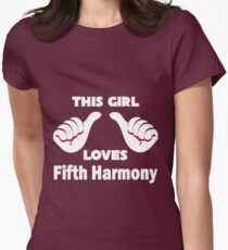 This girl loves Fifth Harmony Women's Fitted T-Shirt