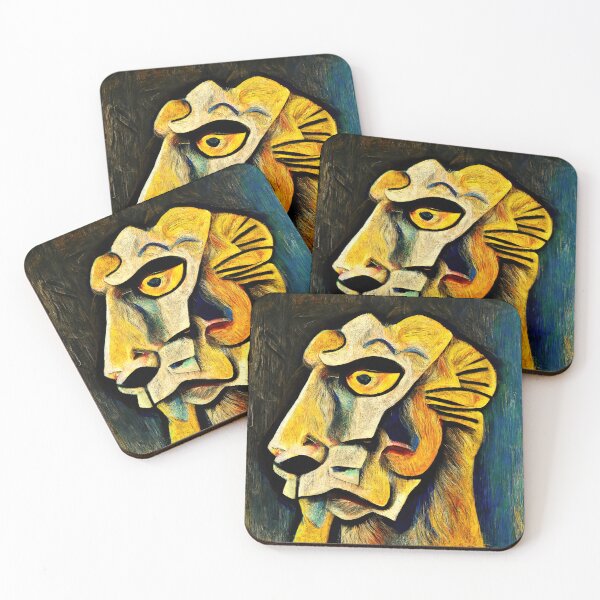 Item preview, Abstract Lion Head designed and sold by AM FineArtPrints.
