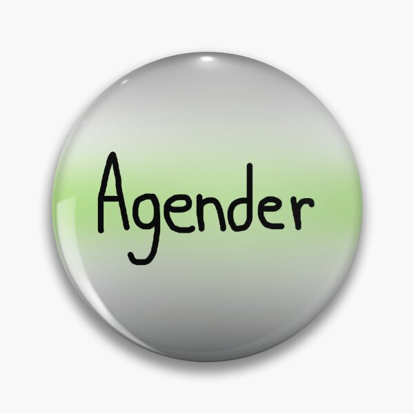 Item preview, Agender Badge designed and sold by Comfort-Station.