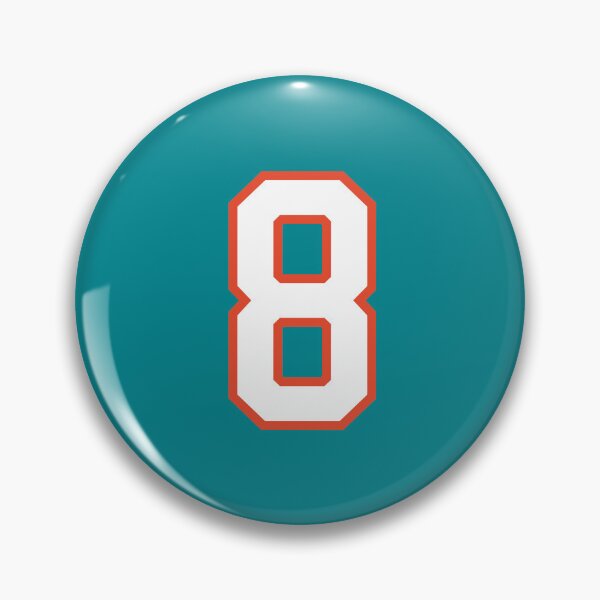 Item preview, Sports Number 8, white orange color lucky sport eight designed and sold by ArtIsParty.