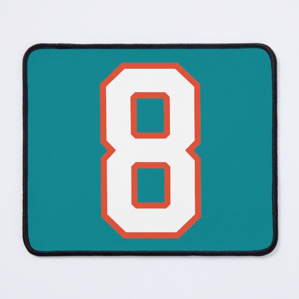 Item preview, Sports Number 8, white orange color lucky sport eight designed and sold by ArtIsParty.