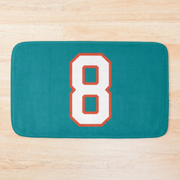 Item preview, Sports Number 8, white orange color lucky sport eight designed and sold by ArtIsParty.
