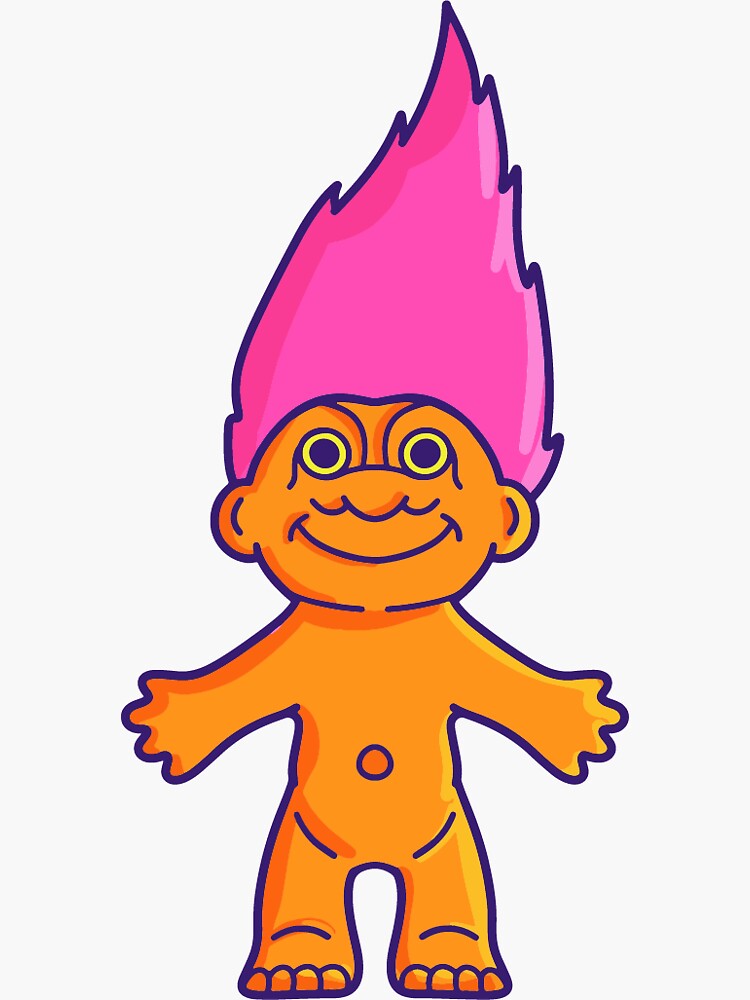 Troll doll cartoon fashion