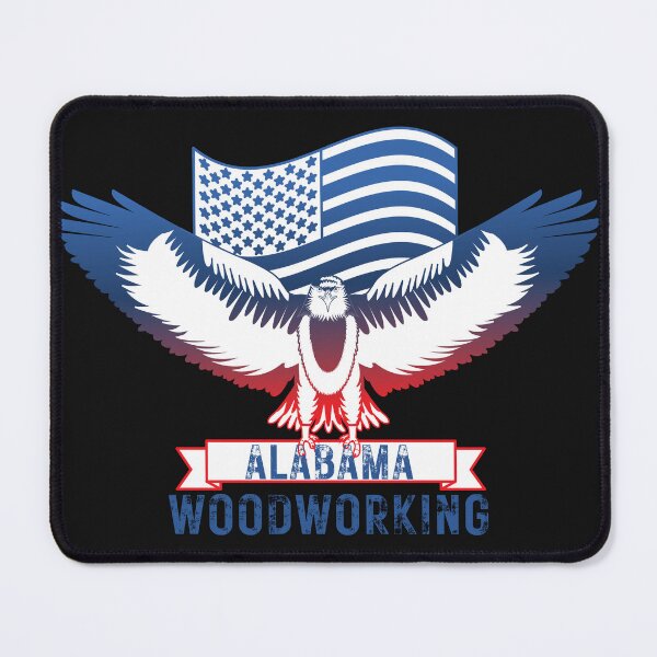 Item preview, Alabama Woodworking - Woodworking Carpentry Fun Graphic - Fun Woodworking Gifts designed and sold by WoodWorkingInc.