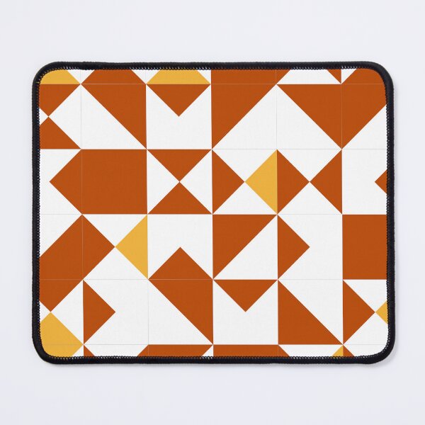Item preview, Geometric red and orange tiles designed and sold by STYLE + EXPRESSION.