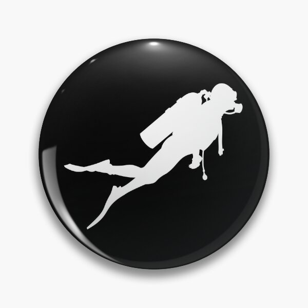 Item preview, Scuba Diver Silhouette - White designed and sold by Gifts and more.