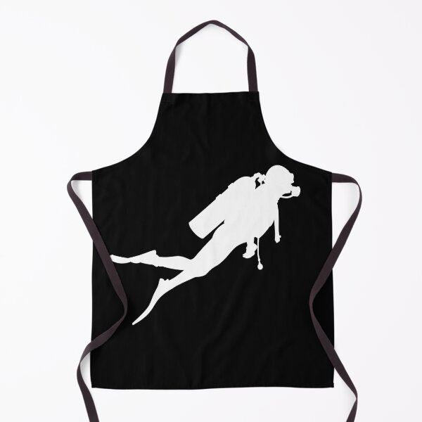 Item preview, Scuba Diver Silhouette - White designed and sold by Gifts and more.