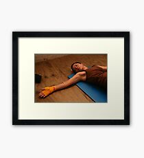 Final Stretch Framed Print