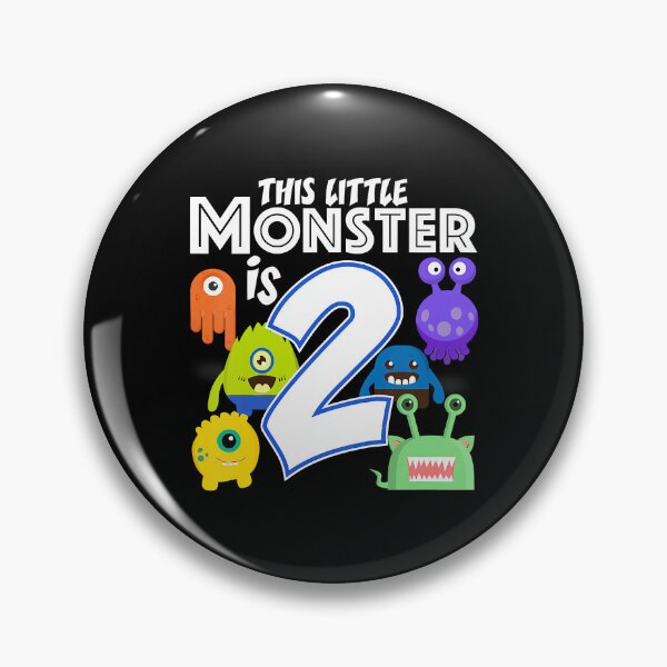 Item preview, This Little Monster Is 2 Year Old Monster Birthday Party Alien Monsters 2nd Gift designed and sold by MalloWilli.