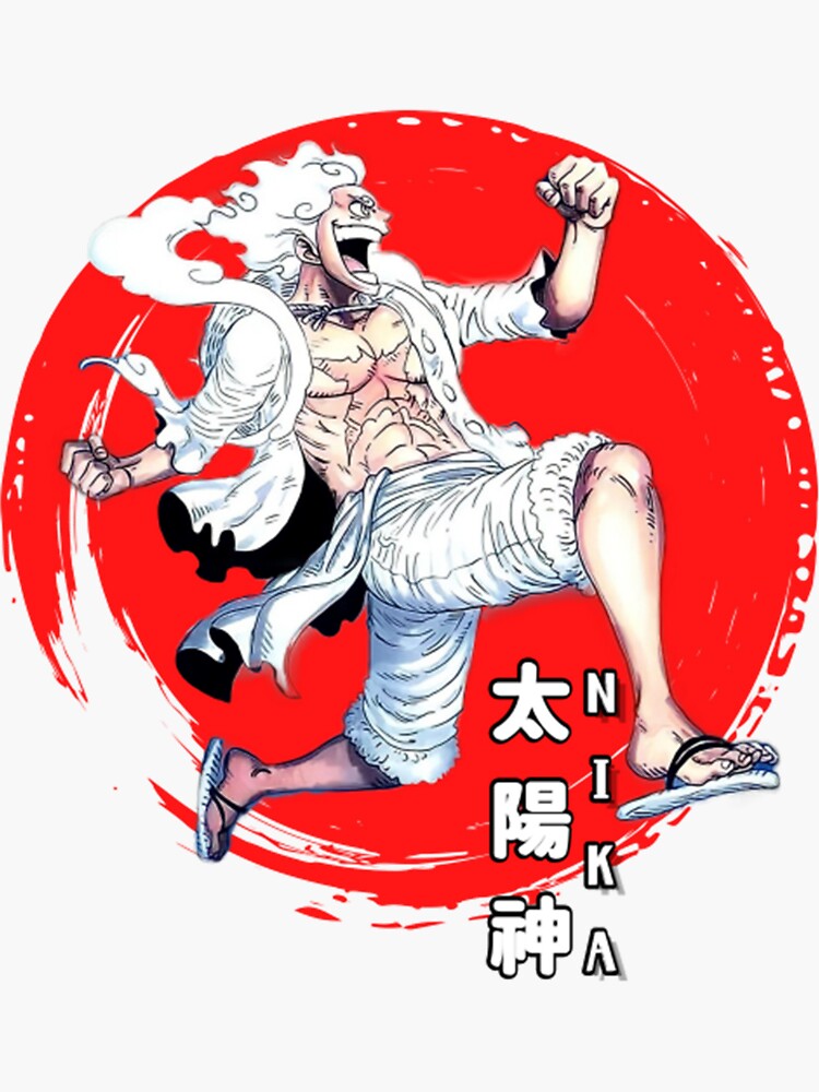 luffy gear 5 - one piece Sticker for Sale by anime world, gear 5 one piece  